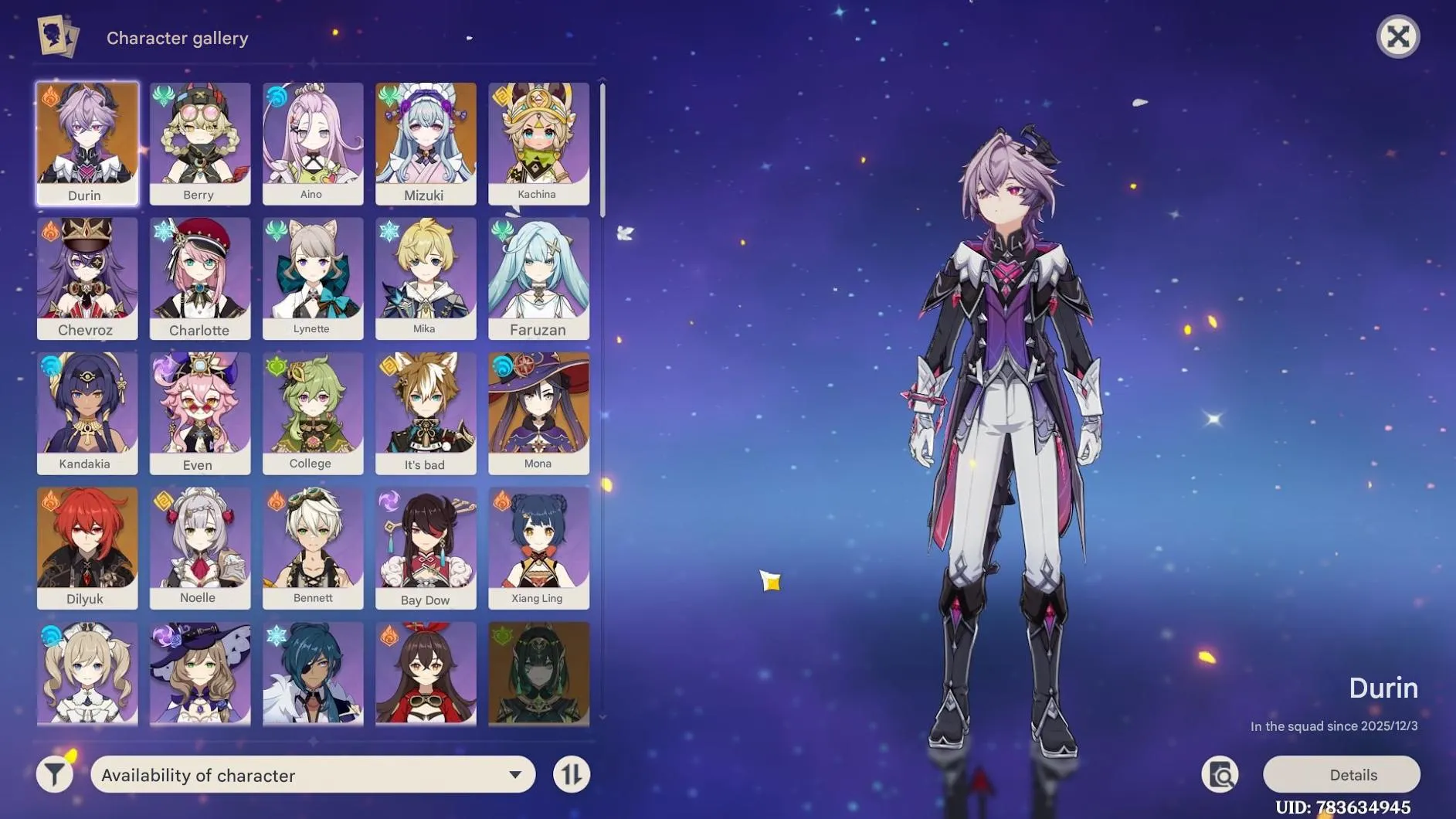 GI1361 Durin C4, Mona, Diluc, Mizuki, Strong Weapons, High Resources